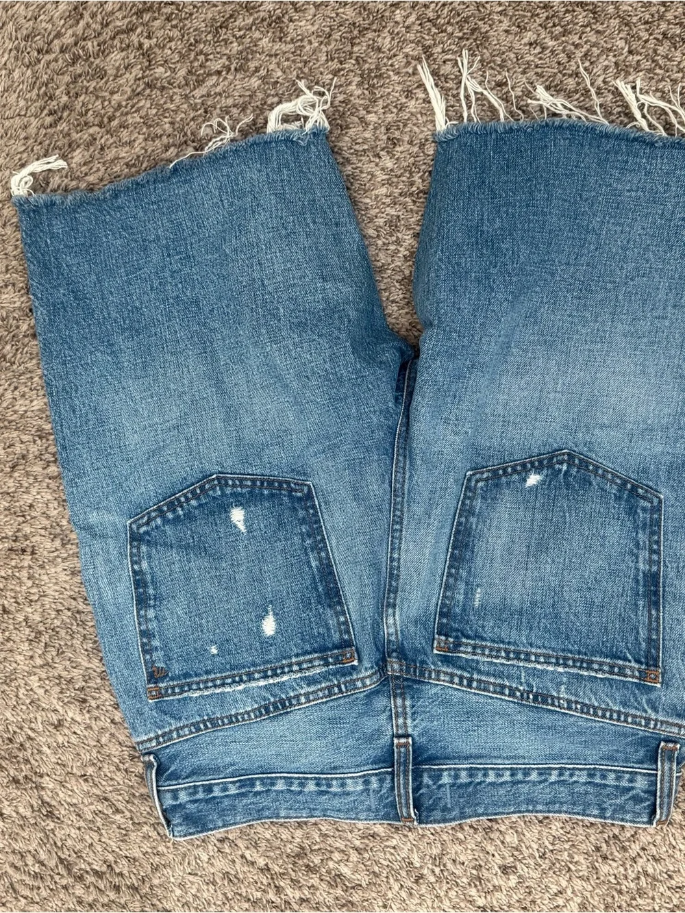 NWT Madewell Long Denim Shorts in Pedersen Wash